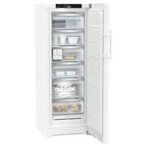 Tall freezer open